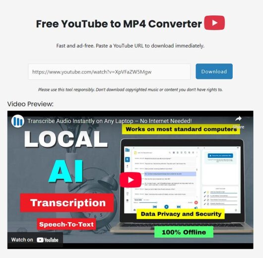 YouTube to MP4 Converter